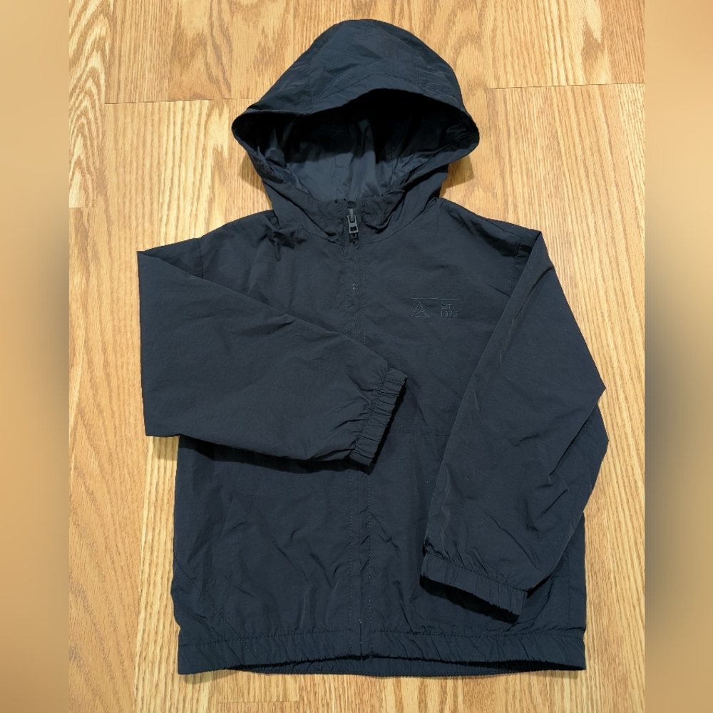 ZARA Kids Navy Hooded Lightweight Jacket Windbreaker Size 3